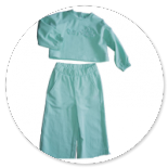 COMPLETO FELPA E PANTALONE VERDE MENTA E TSHIRT BIANCA CON FIORE 