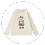 TSHIRT BEIGE CON ORSO 