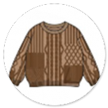 MAGLIA BEIGE A TRECCE 