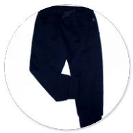  PANTALONE IN FELPA BASIC BLU E GRIGIO