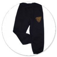 PANTALONE IN FELPA NERO 