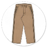 PANTALONE VELLUTO A COSTE BISCOTTO