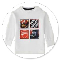 TSHIRT BIANCA CON SCRITTE E ORSETTO