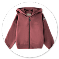 CARDIGAN-IN-FELPA-CORTA-CON-CAPPUCCIO-ROSA-