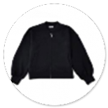 CARDIGAN IN FELPA SOFT NERA 