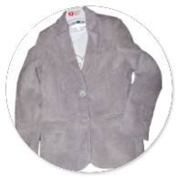GIACCA VELLUTO 1000 RIGHE GRIGIO