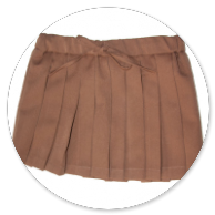GONNA PANTALONE A PIEGHE TESTA DI MORO 