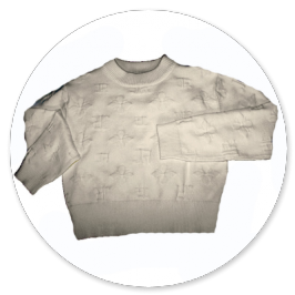 MAGLIA OPERATA PANNA 