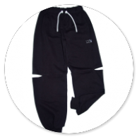 PANTALONE IN FELPA NERO