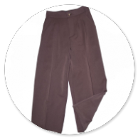 PANTALONE LARGO MARRONE 