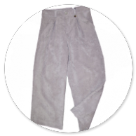  PANTALONE VELLUTO 1000 RIGHE GRIGIO 