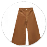 PANTALONE VELLUTO 1000RIGHE BISCOTTO LARGO
