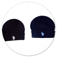 CAPPELLO CON LOGO NERO E BLU