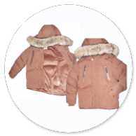 GIUBBOTTO BEIGE CON CAPPUCCIO E ECOPELLICCIA 