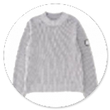MAGLIA GRIGIA LAVATA A COSTE 