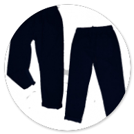 PANTALACCIO VELLUTO 1000 RIGHE NERO 