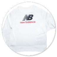 T-SHIRT MANICA LUNGA BIANCA CON LOGO 
