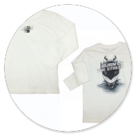 TSHIRT BIANCA CON STAMPA NERA DIETRO 