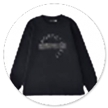 TSHIRT NERA CON SCRITTE 