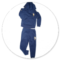 TUTA FELPA BLU CON CAPPUCCIO RIFINITA GIALLO SENAPE 