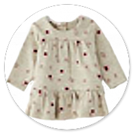 ABITO IN FELPA BEIGE POIS 