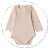 BODY CANNETTATO BEIGE CON COLLETTO