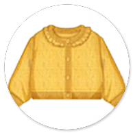 CARDIGAN IN BLOUCLE' GIALLO