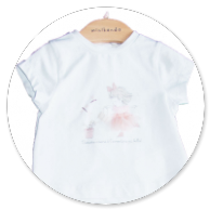 TSHIRT BIANCA CON STAMPA