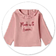 TSHIRT ROSA CON COLLETTO E SCRITTA 