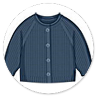 CARDIGAN MAGLIA AVION 
