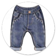 JEANS NERO E BLU 