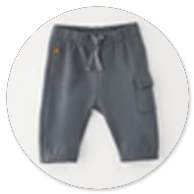 PANTALONE GRIGIO CON TASCONI 