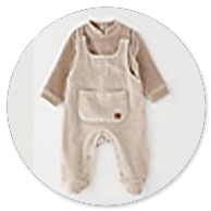 TUTINA CINIGLIA BEIGE CON BRETELLE 
